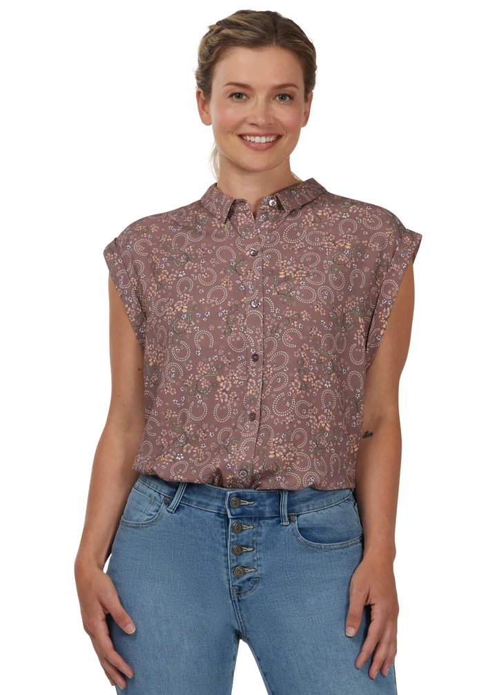 charmed cap sleeve shirt