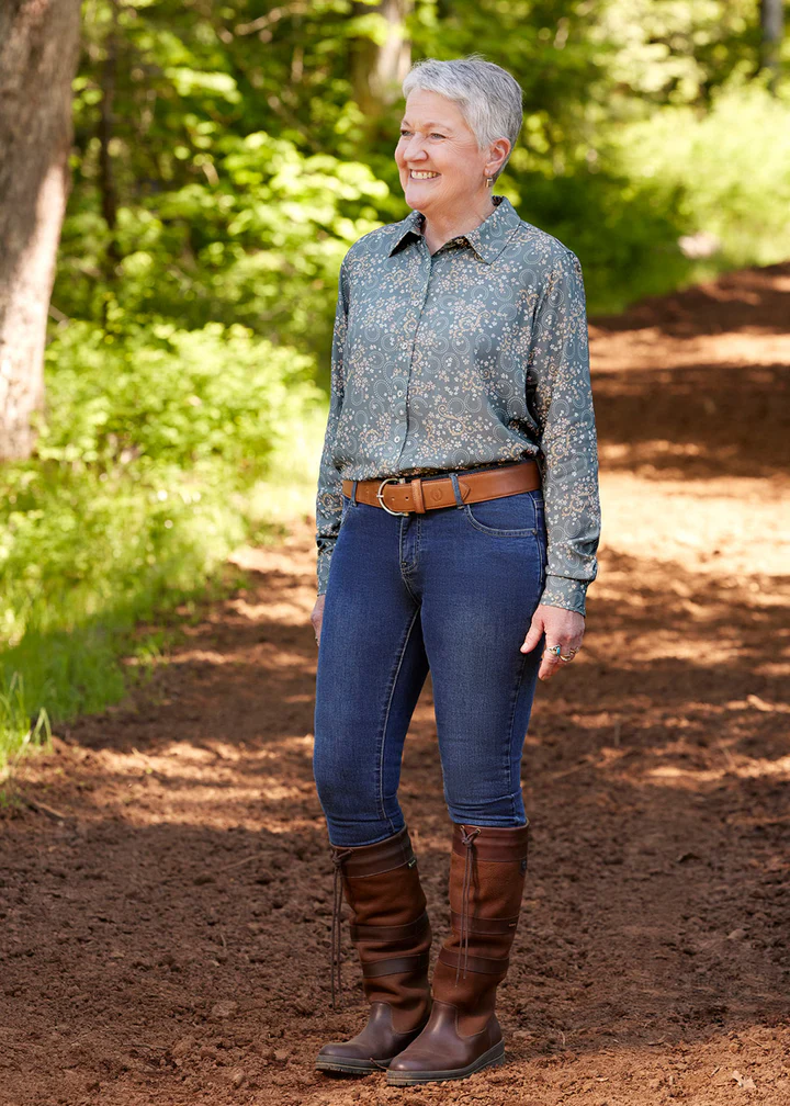 kerrits charmed button up shirt